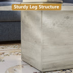 Modern Minimalist Coffee Table, 55 LBS Capacity, 47.25-Inch Waterproof Desktop, Premium Design for Living Room and Office