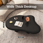 Irregular Coffee Table, Cute Modern Living Room Cloud Table, Cartoon Coffee Table, Four-Legged Living Room Indoor Coffee Table, Small Space Minimalist Style Center Table, Small Space, Easy to Assemble